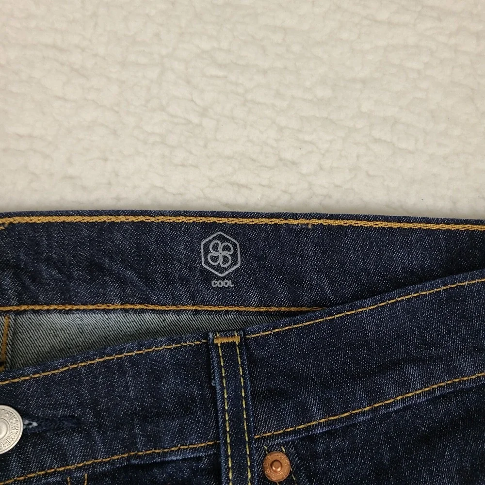 Levi's 505 Jeans Mens‎ 40x32 Straight Leg Cool Blue Dark Wash